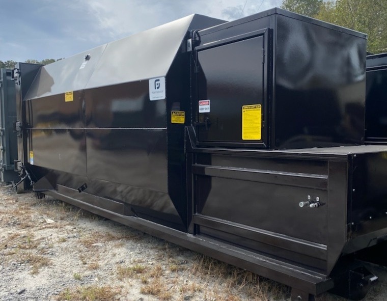 self-contained trash compactor